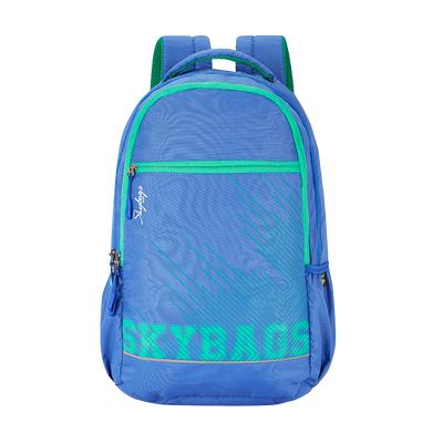 Skybags Strider Pro Blue Backpack With 3 Compartments