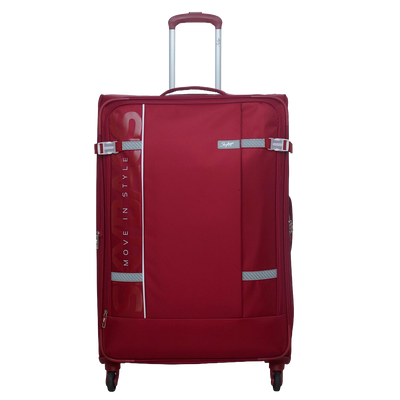 Skybags Snazyy Red Luggage Bag With Organized Interiors