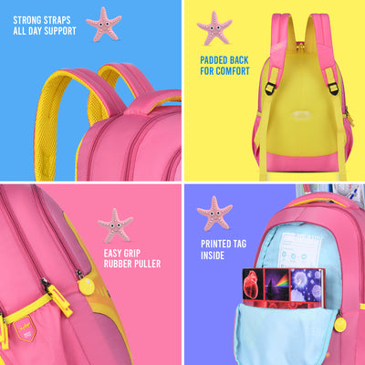Skybags BUDDY 01 SCBP STARFISH PINK