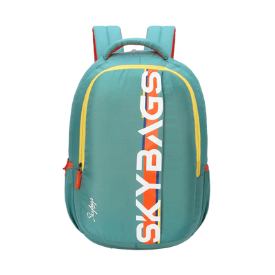 Skybags Grad Green Unisex Polyester Backpack