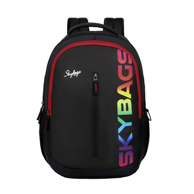 Skybags New Neon Black School Backpack