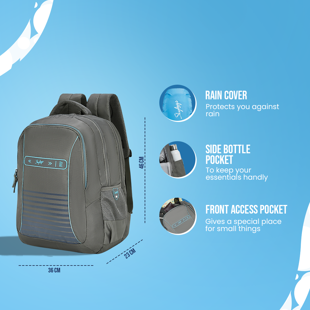 Skybags Backpack With Rain Cover SKYBAGS Boho 01 With Raincover 23