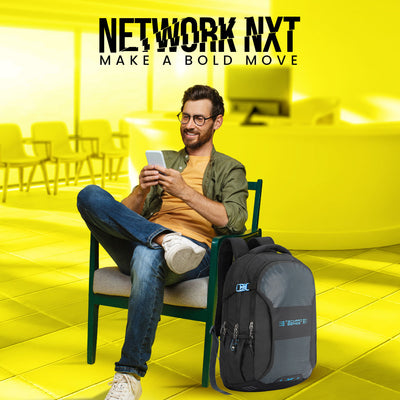Skybags Network Nxt "01 (E) Laptop Backpack Black"