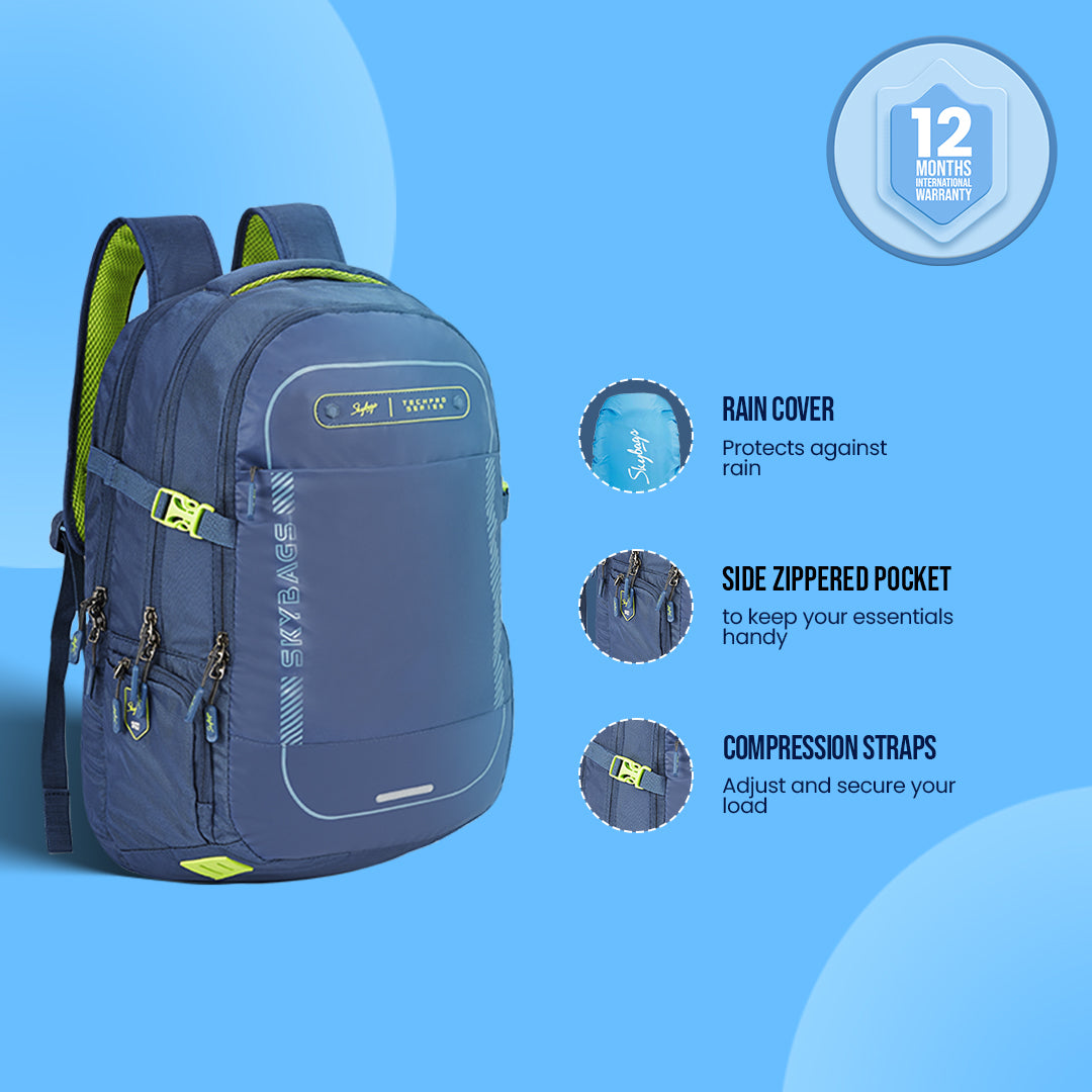 Skybags Network Nxt 01 (E) Laptop Backpack Blue - Main Image