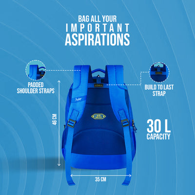 Skybags Squad 04 "School Backpack Space Blue"