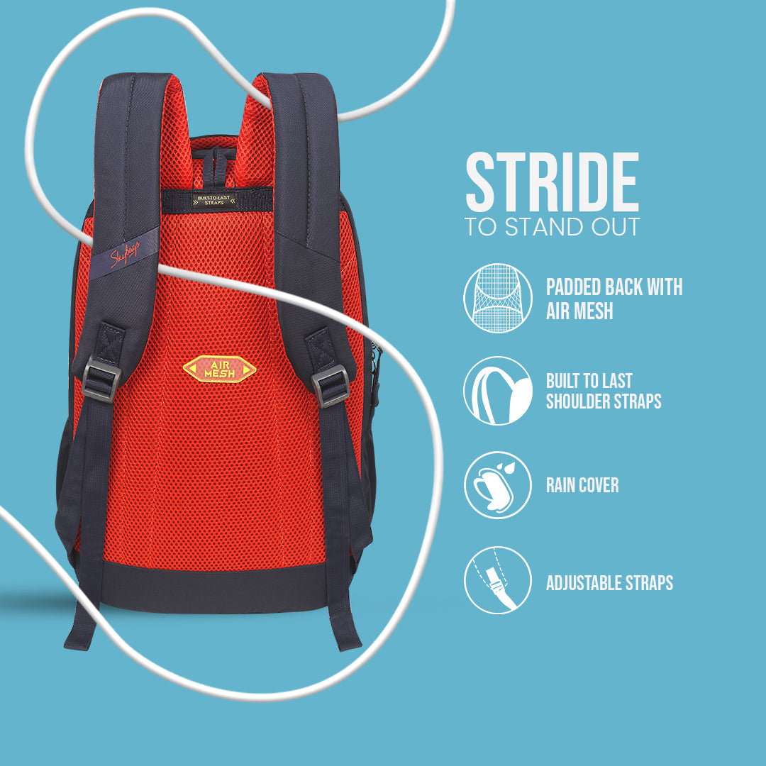 Skybags Strider Pro 02 "Laptop Backpack (H) Blue"