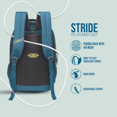 Skybags Strider Pro 06 "Laptop Backpack (H) Teal"