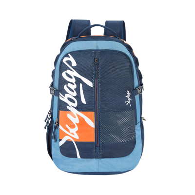 Skybags Strider NXT Indigo Blue Backpack With 3 Compartment