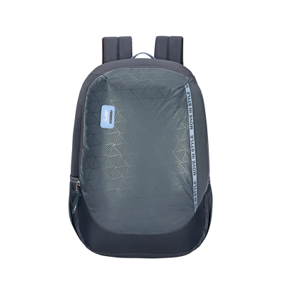 Skybags Whiz Grey Backpack With Padded Grab Handle