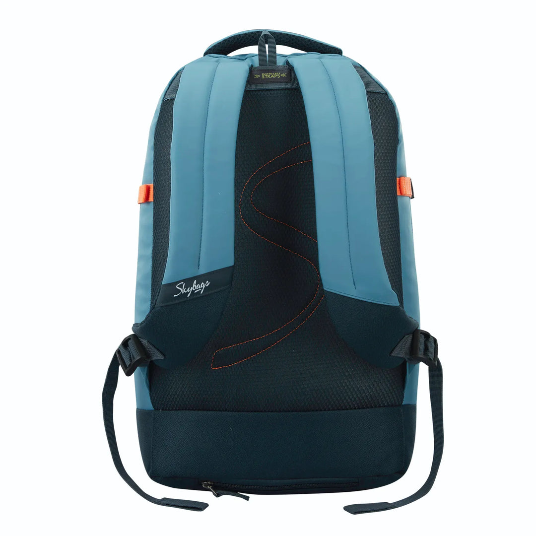 SKYBAGS Boho 01 Backpack With Rain Cover Light Blue Skybags