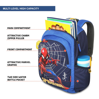 SKYBAGS MARVEL CHAMP "01 BACKPACK BLUE"