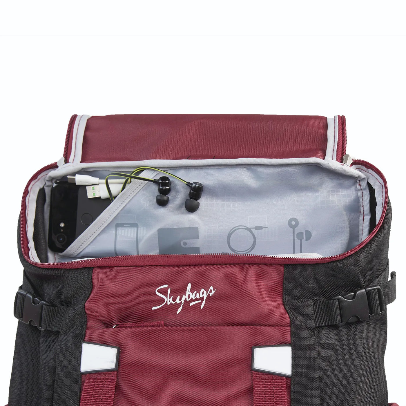 Buy Skybags 21 Ltrs Blue Medium Backpack Online At Best Price @ Tata CLiQ