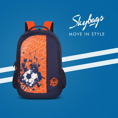 Skybags Strike "01 School Backpack Red"
