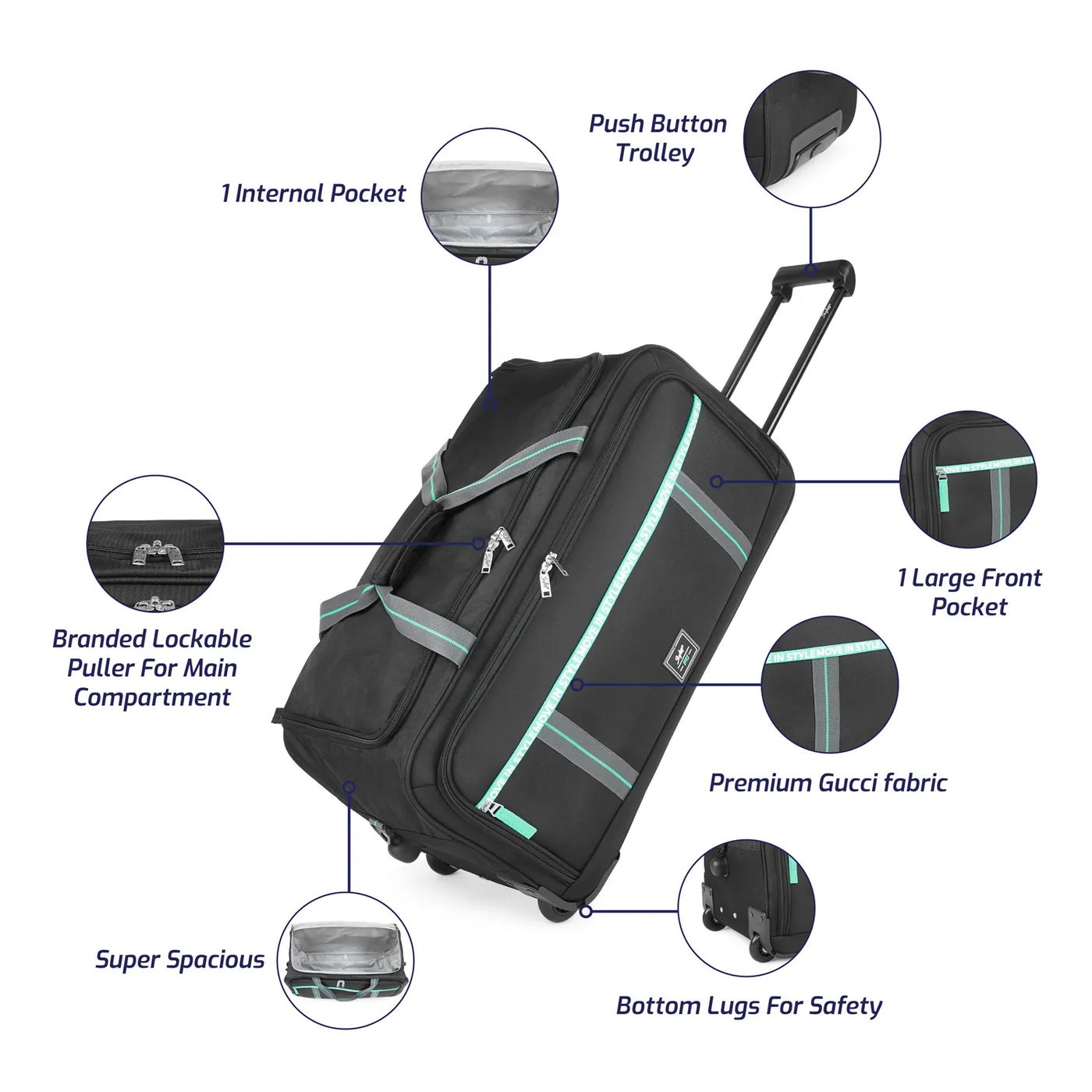 Skybags casper 2024 duffle bag 67cm