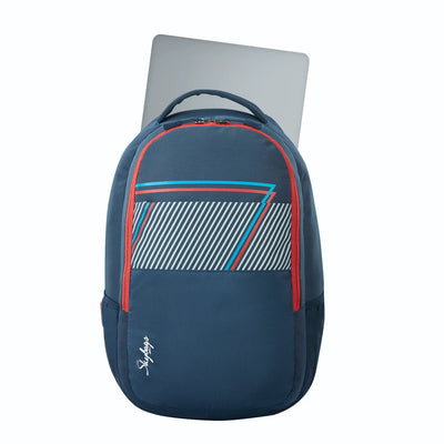 Skybags Campus "02 Laptop Backpack Navy Blue"