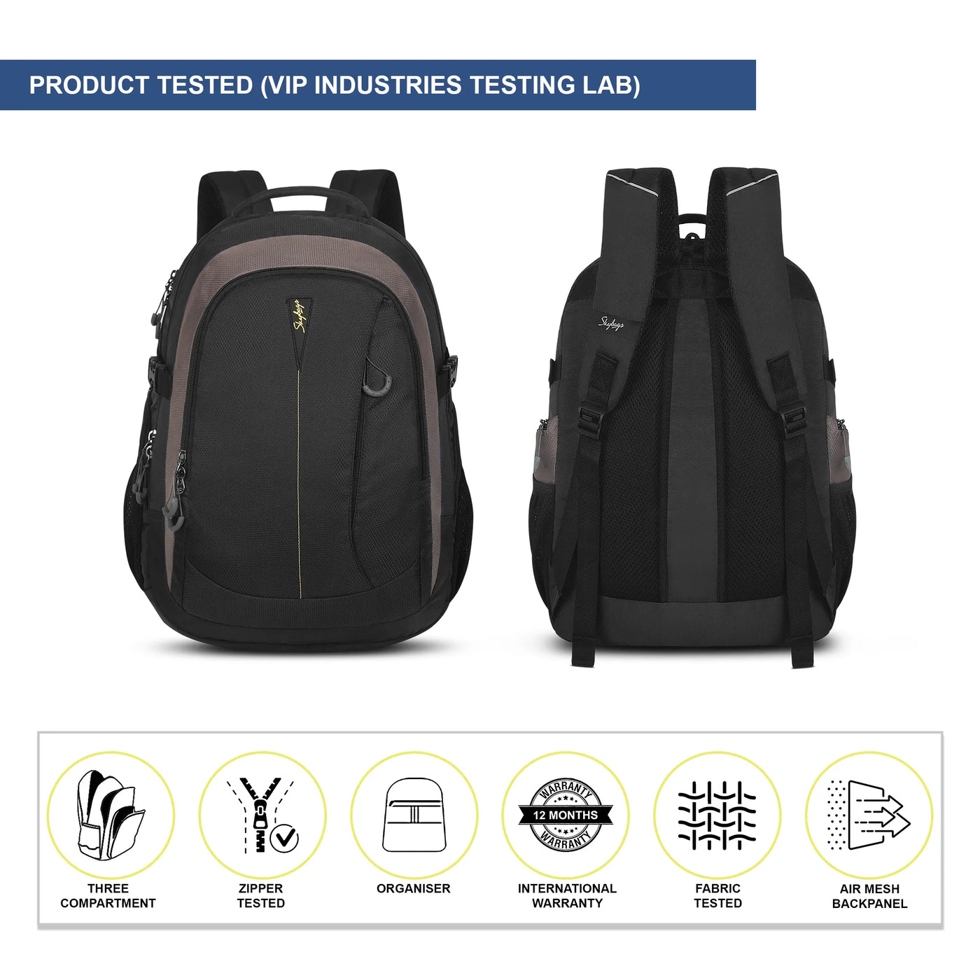 Skybags fox plus business top laptop backpack
