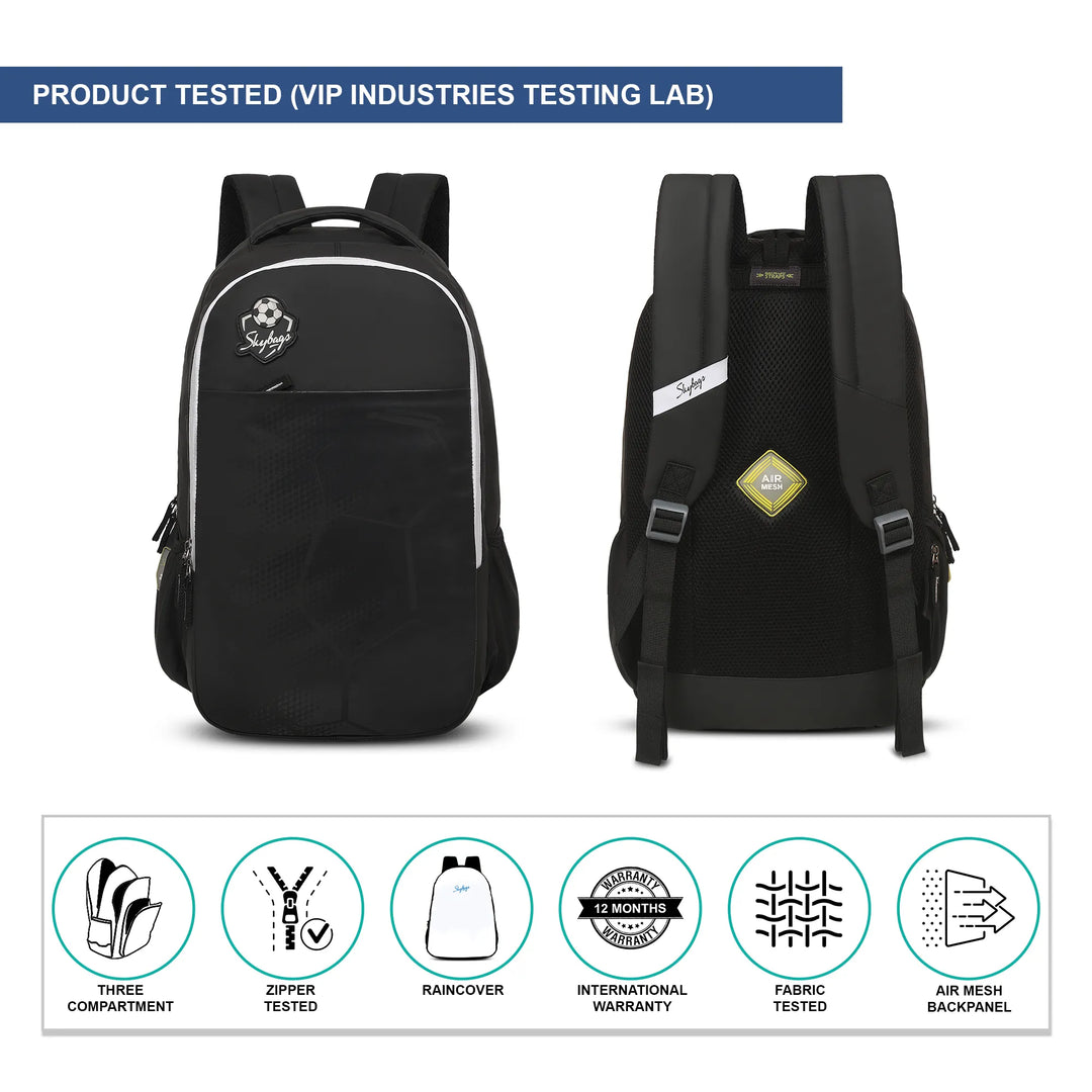 Skybags Kick 01 laptop Backpack Black