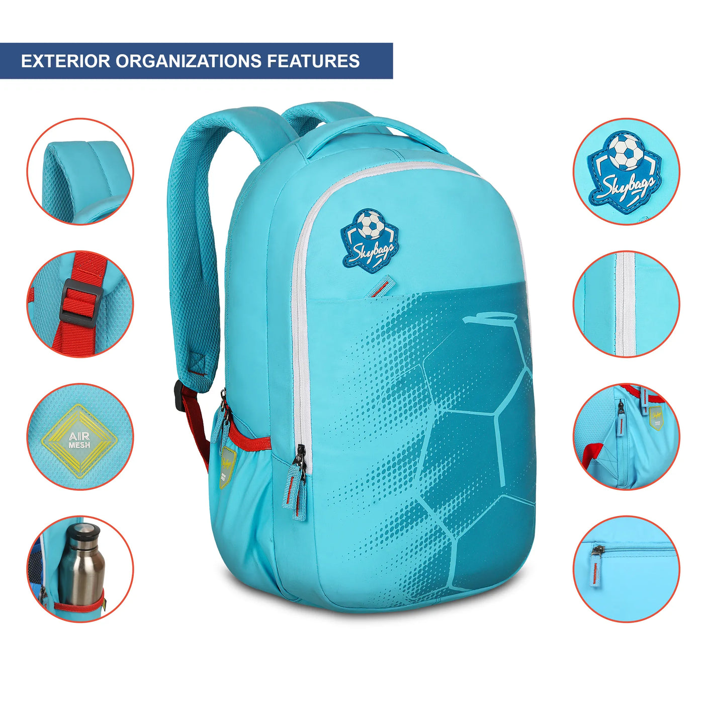 Buy Skybags 30 Ltrs Red Medium Backpack Online At Best Price @ Tata CLiQ