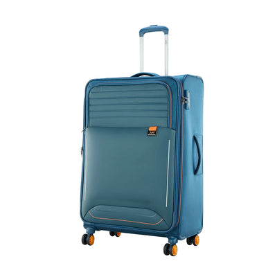 Polyester Cobalt Blue Luggage Bag From Skybags