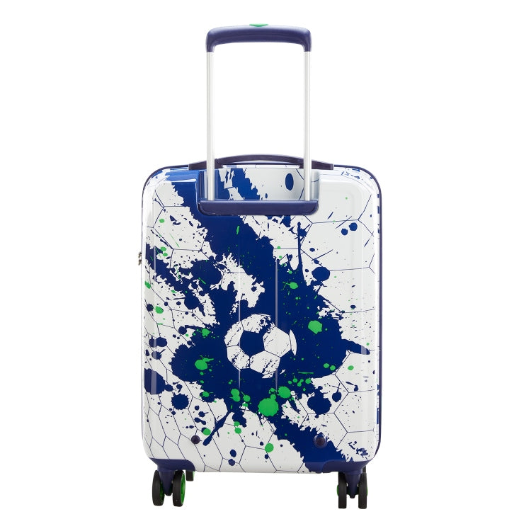Skybags Game-ON FIFA Printed Polycarbonate Hardsided Cabin Luggage 4 Wheel  Yellow & Green Trolley | Prints, Yellow, Green